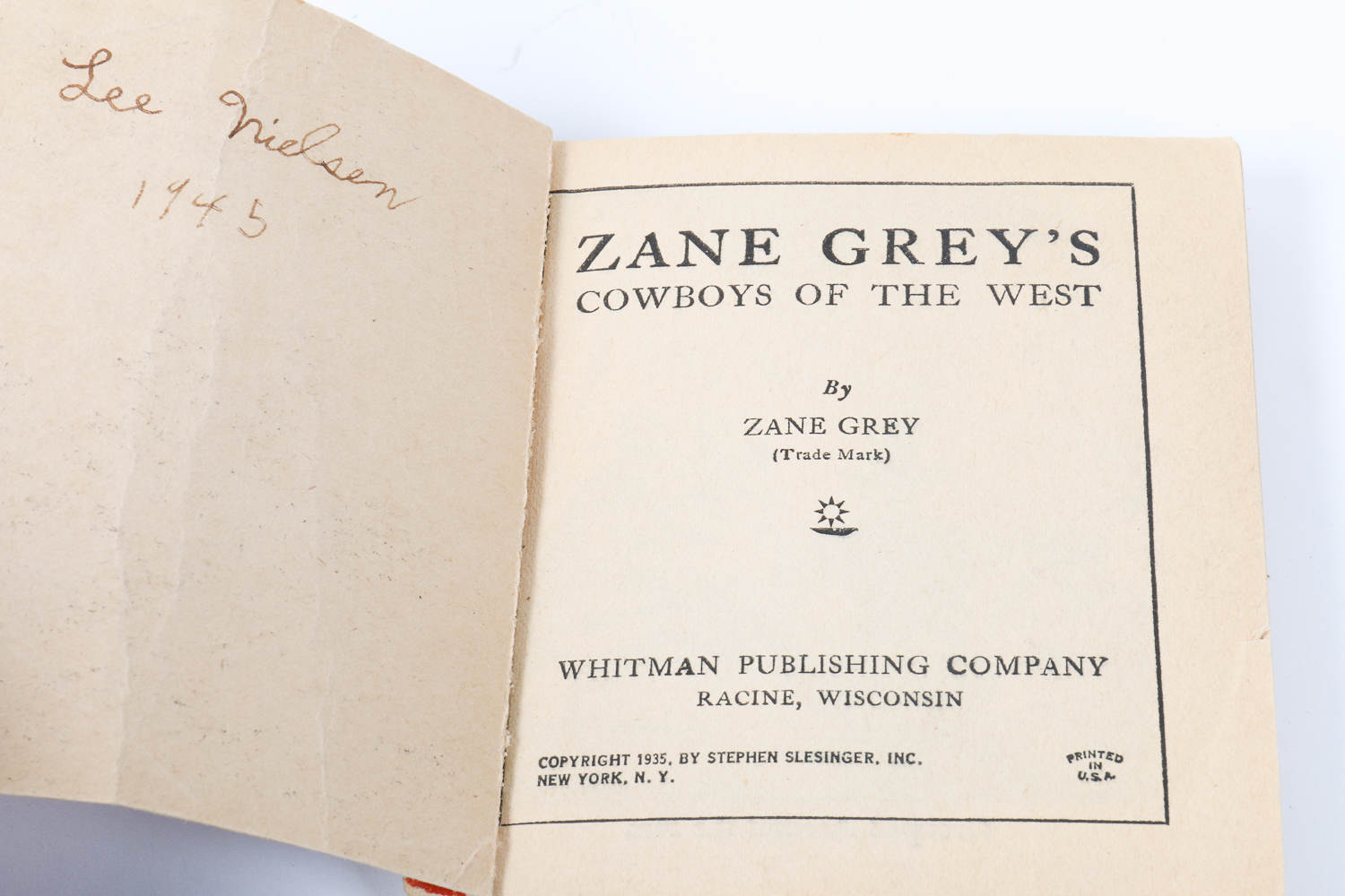 Cowboy-Themed Collection of "Big Little Books"