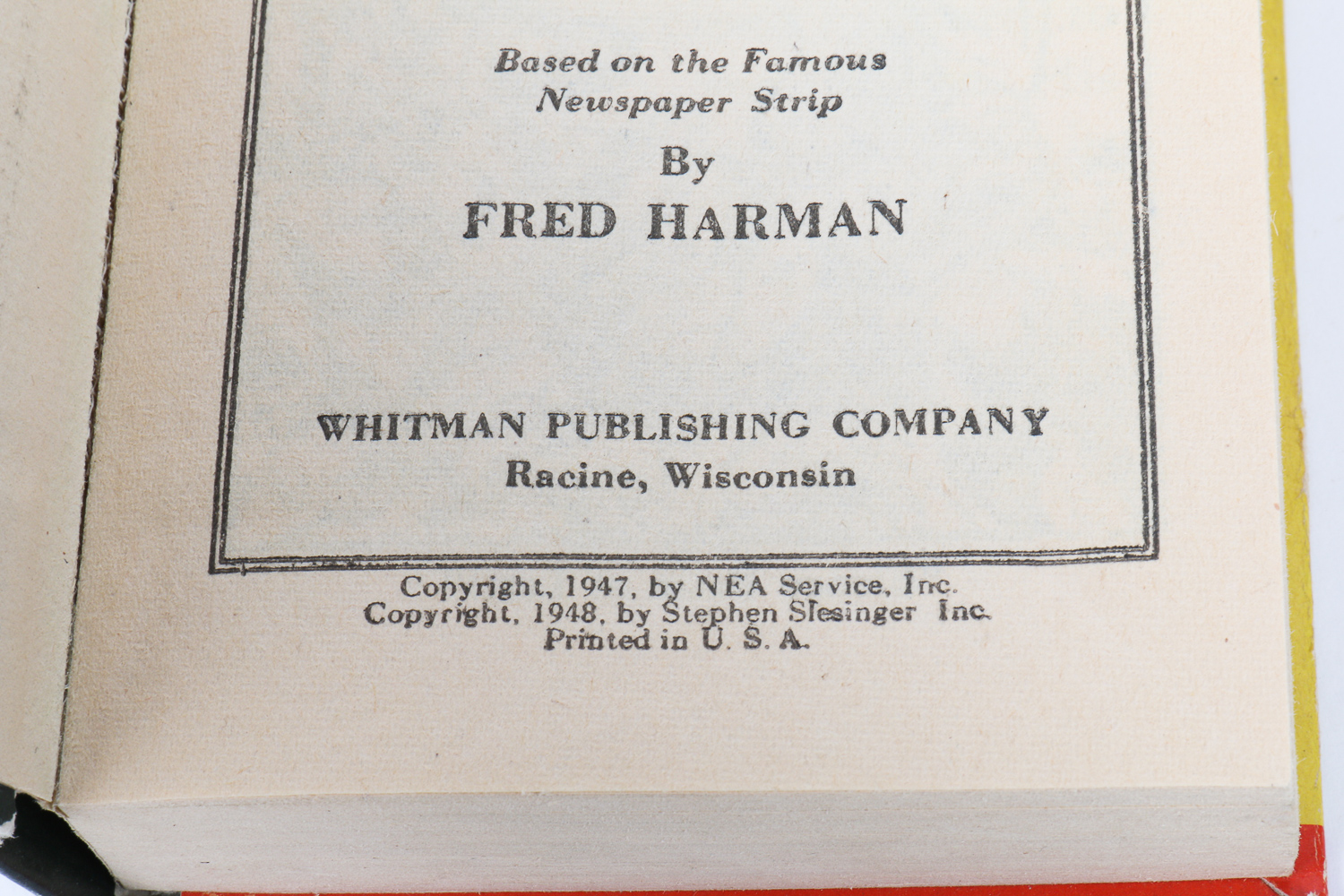 "Red Ryder" Big Little Books