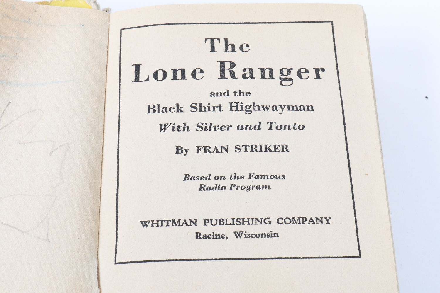 Collection of "Lone Ranger" Books