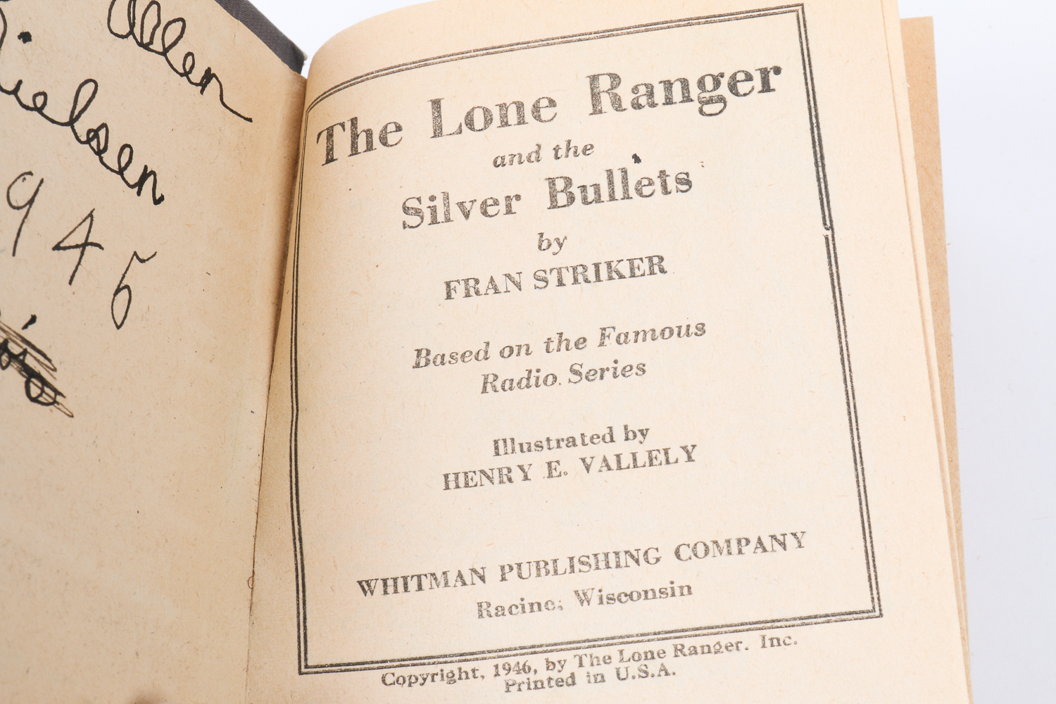 Collection of "Lone Ranger" Books