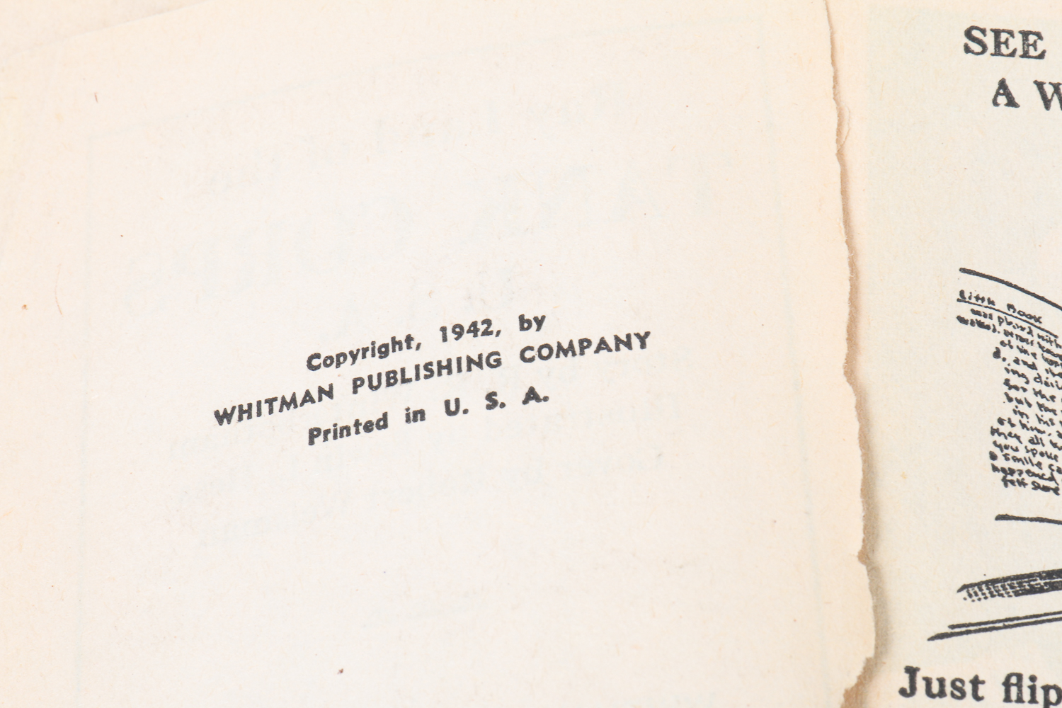 "Big Little Books" WWII Flip Books