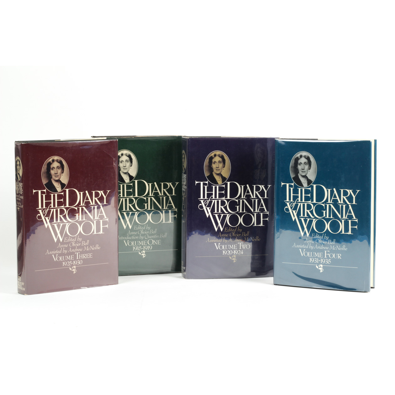 "The Diary of Virginia Woolf" First American Edition in Four Volumes