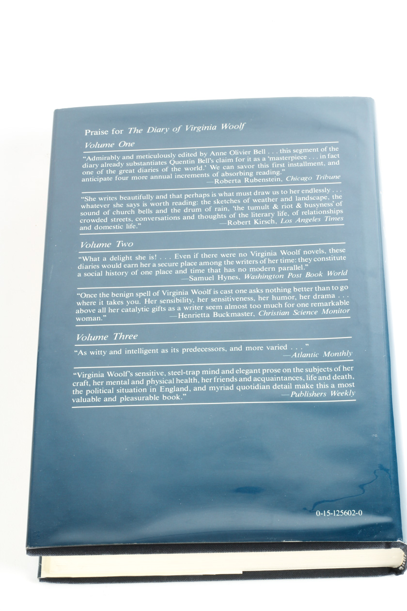 "The Diary of Virginia Woolf" First American Edition in Four Volumes