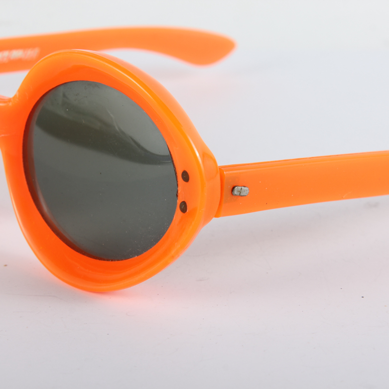 1960s Jackie O Style Orange Sunglasses