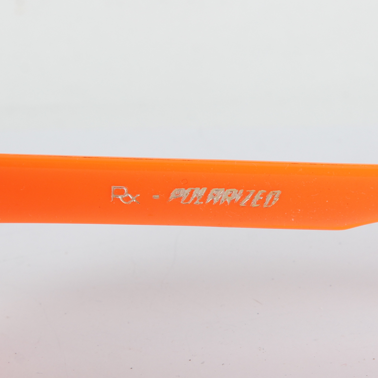 1960s Jackie O Style Orange Sunglasses