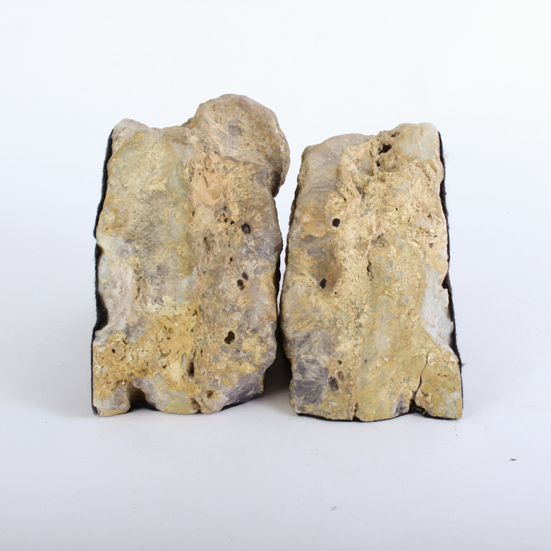 Pair of Geode Agate Bookends