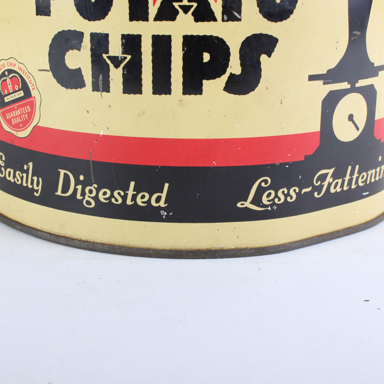 1930s "New Era" Potato Chip Canister