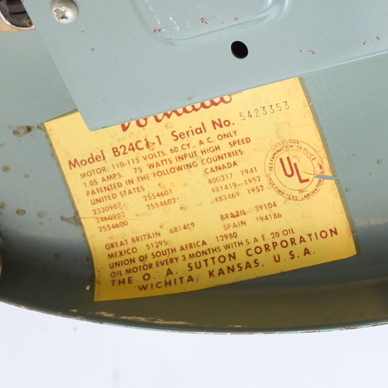 Mid Century Vornado Fan