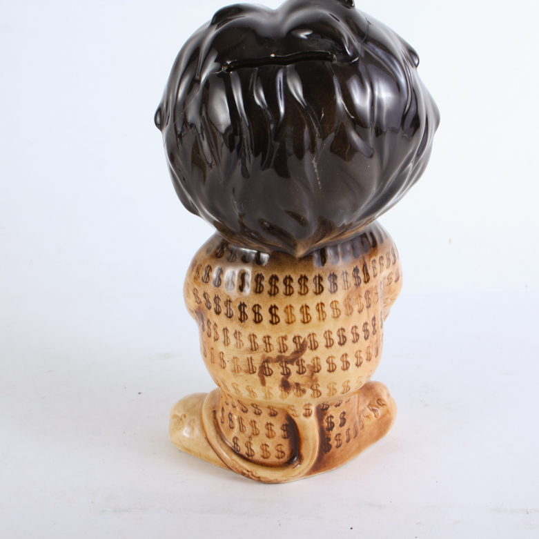 Pair of Vintage Ceramic Coin Banks