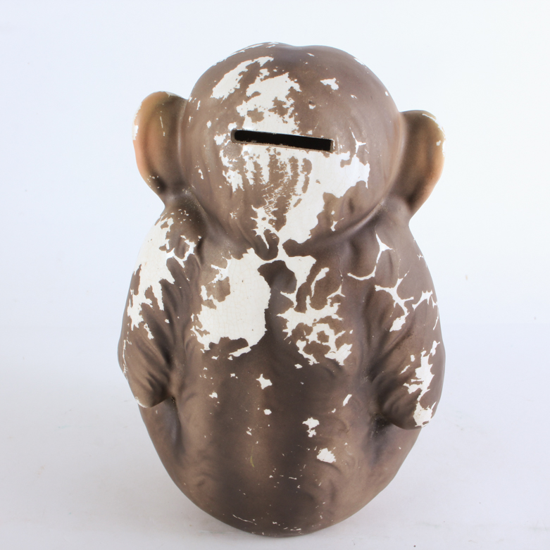 Pair of Vintage Ceramic Coin Banks