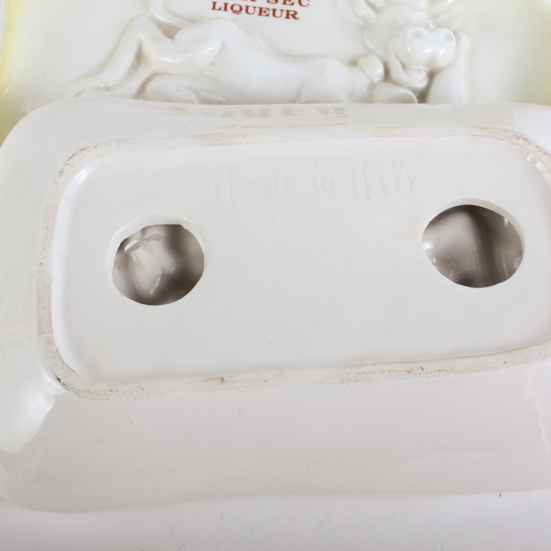 Pair of Vintage Tuaca Milk Brandy Advertising Trays