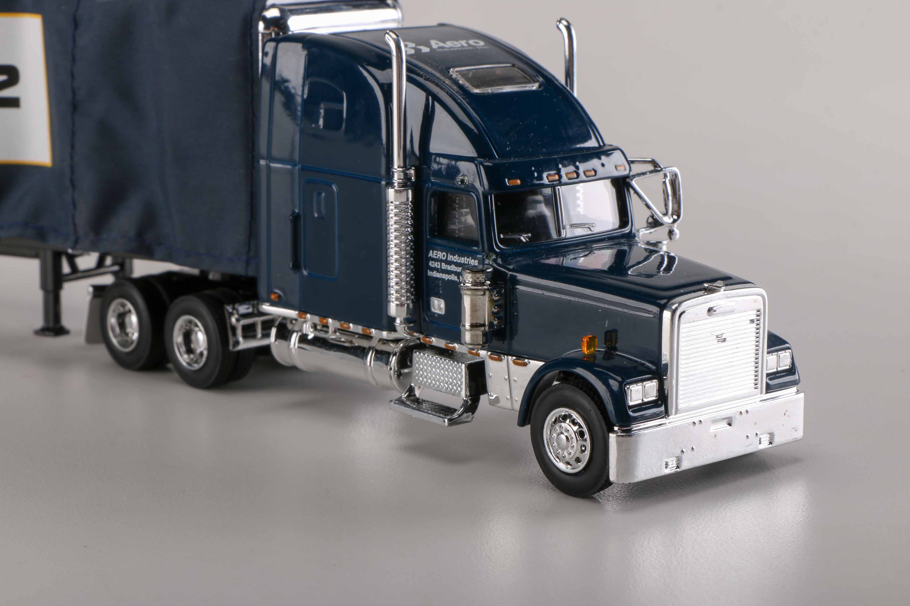 Freightliner Die-Cast Semi Truck with Conestoga 2 Trailer