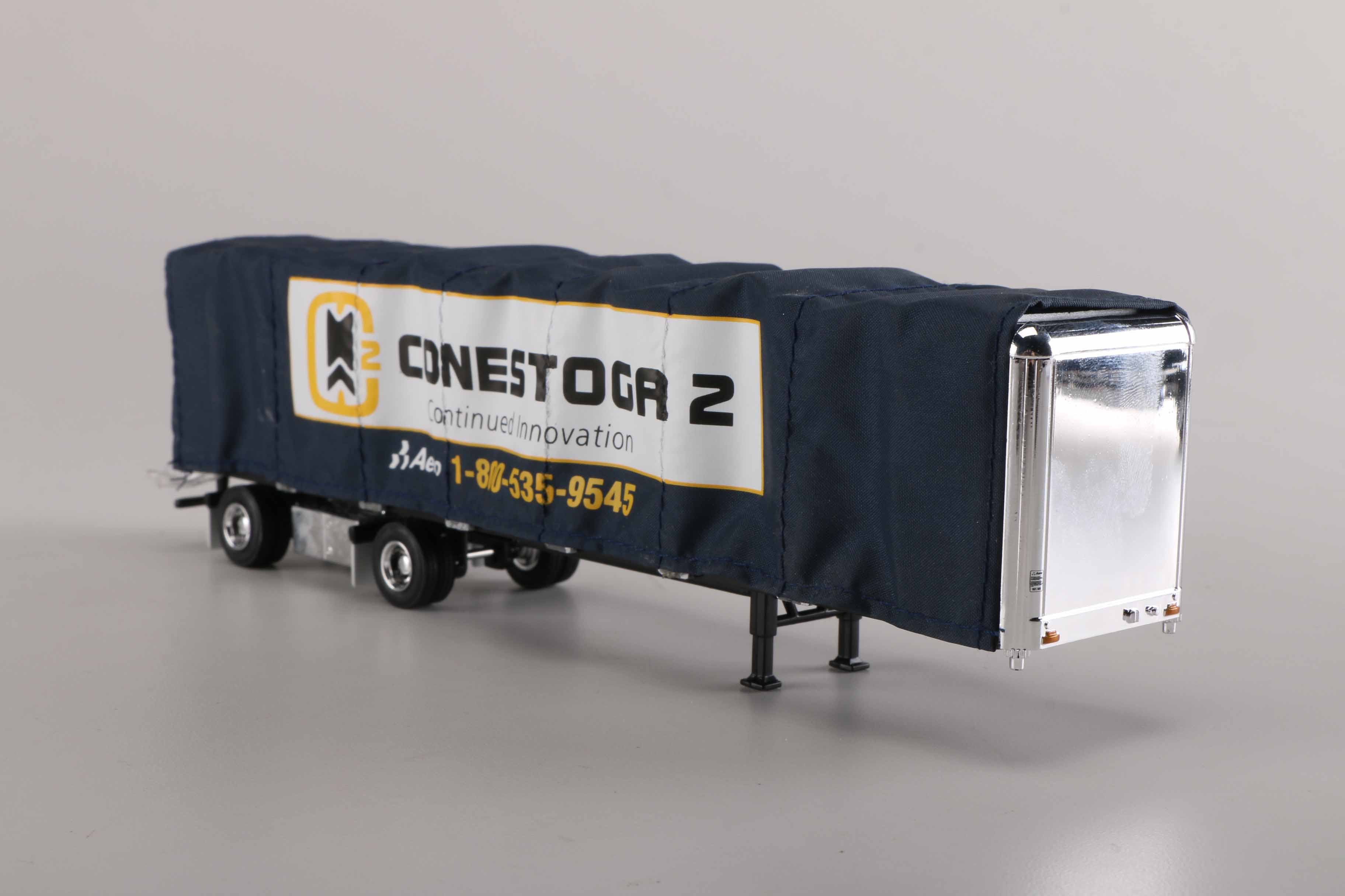 Freightliner Die-Cast Semi Truck with Conestoga 2 Trailer