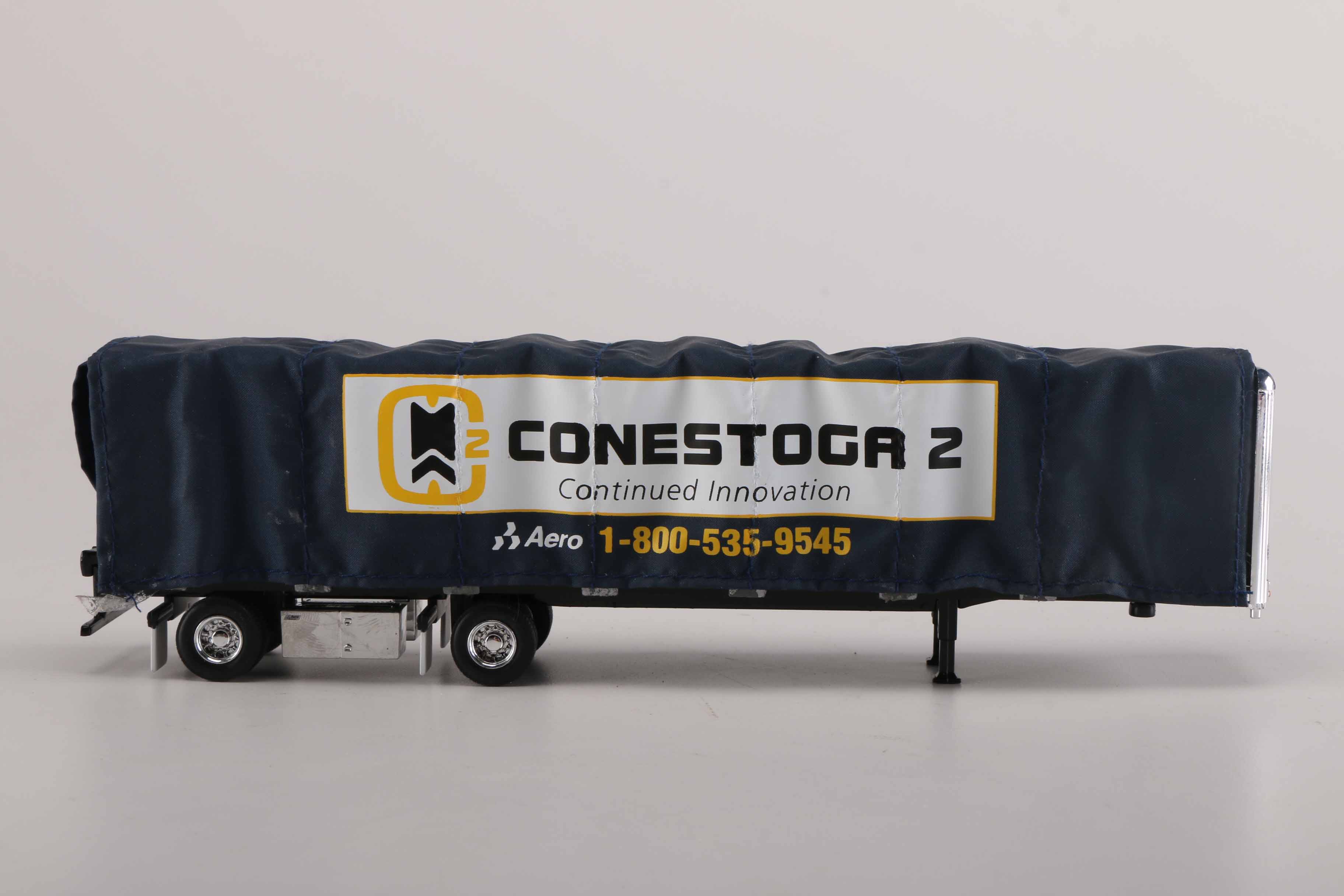 Freightliner Die-Cast Semi Truck with Conestoga 2 Trailer