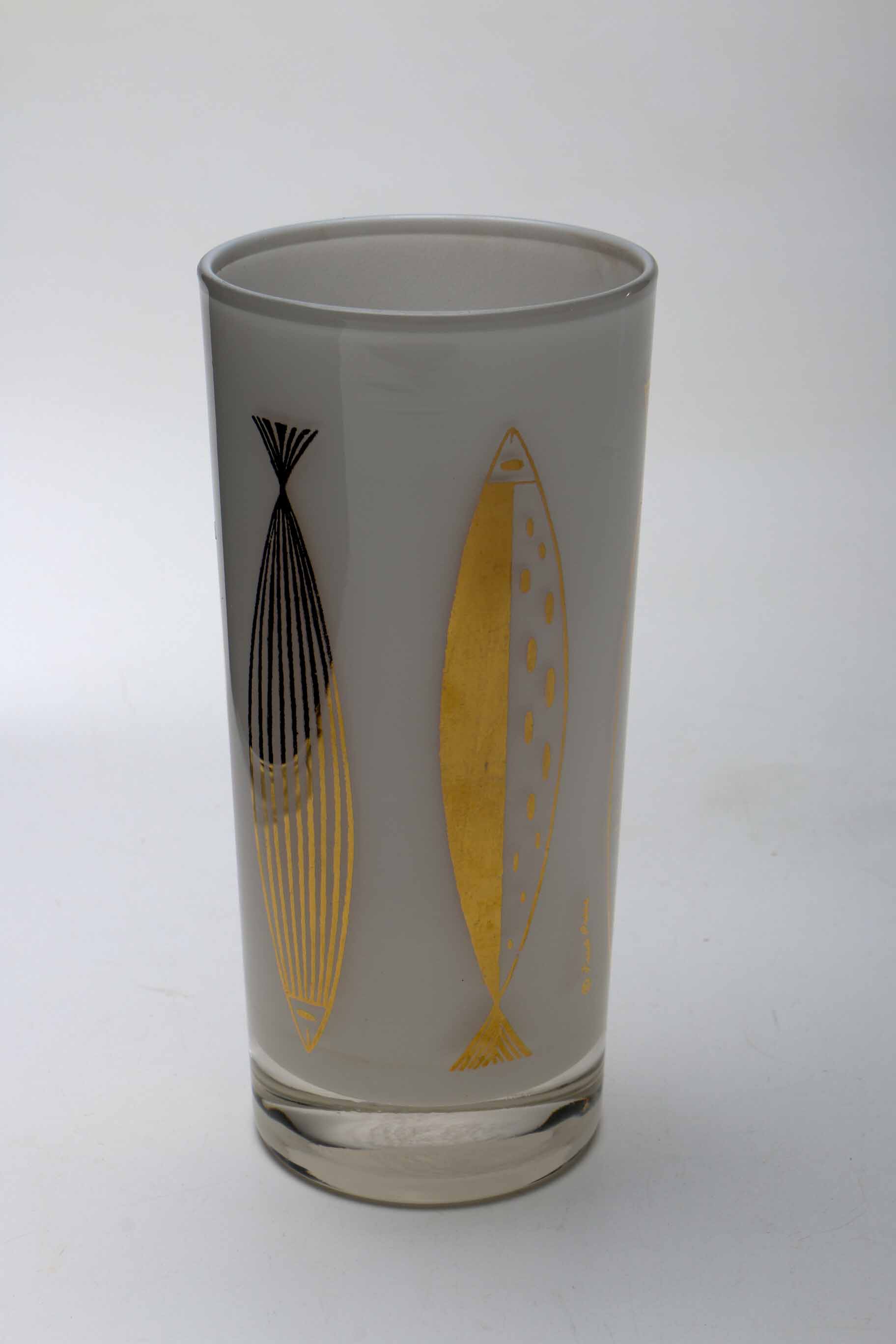 Mid-Century Fred Press Highball Glasses
