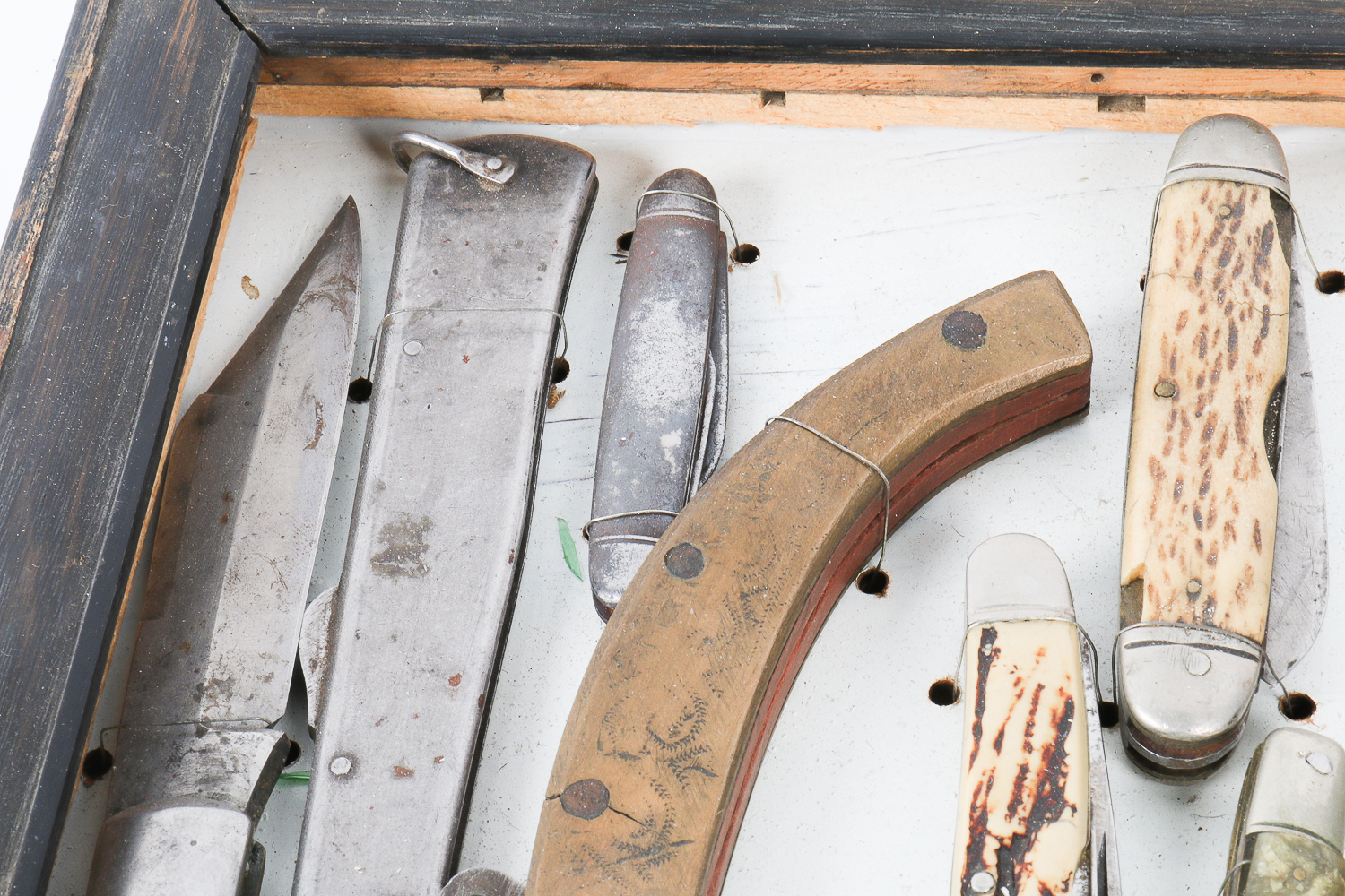 Knife Collection in Shadow Box Frame