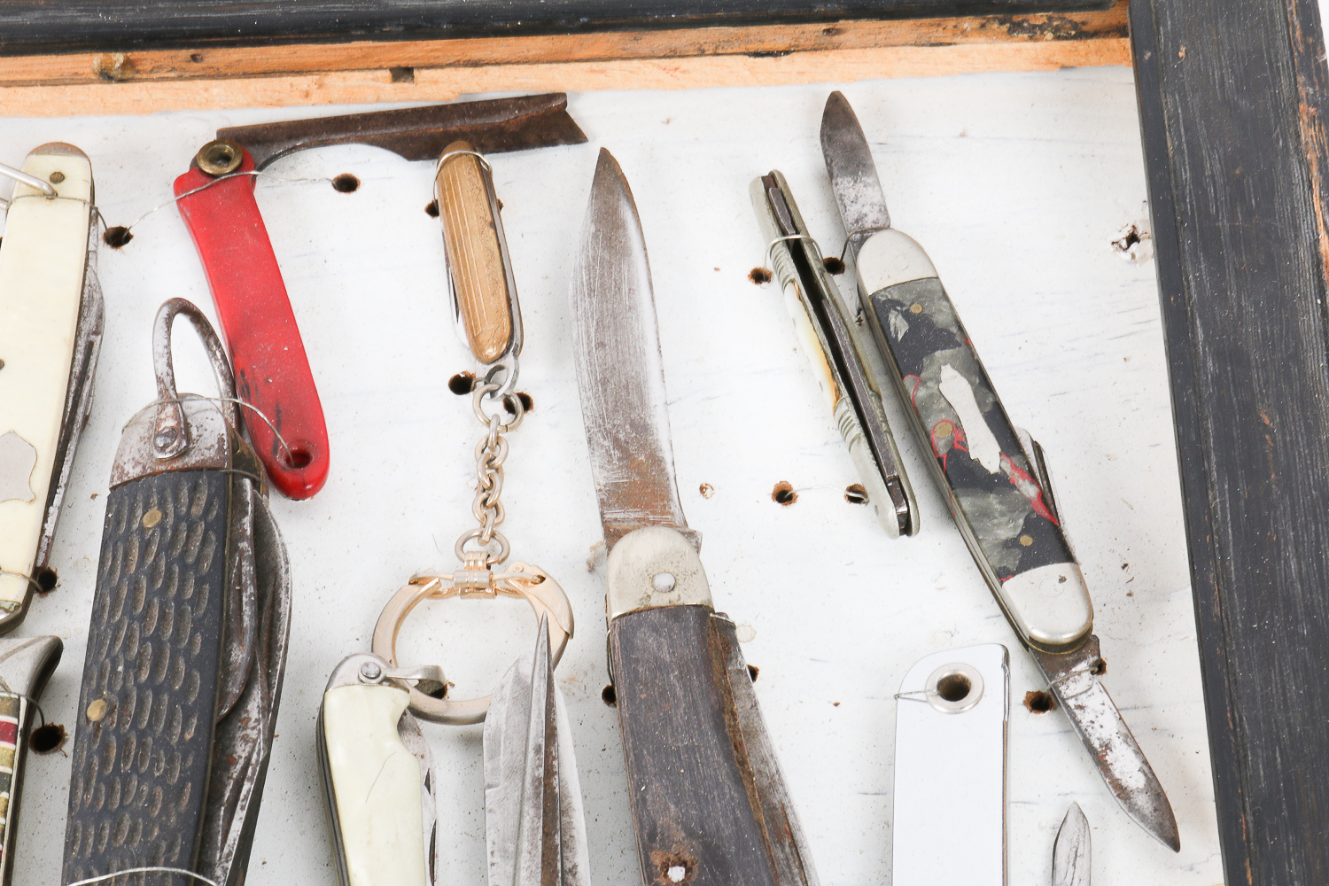 Knife Collection in Shadow Box Frame