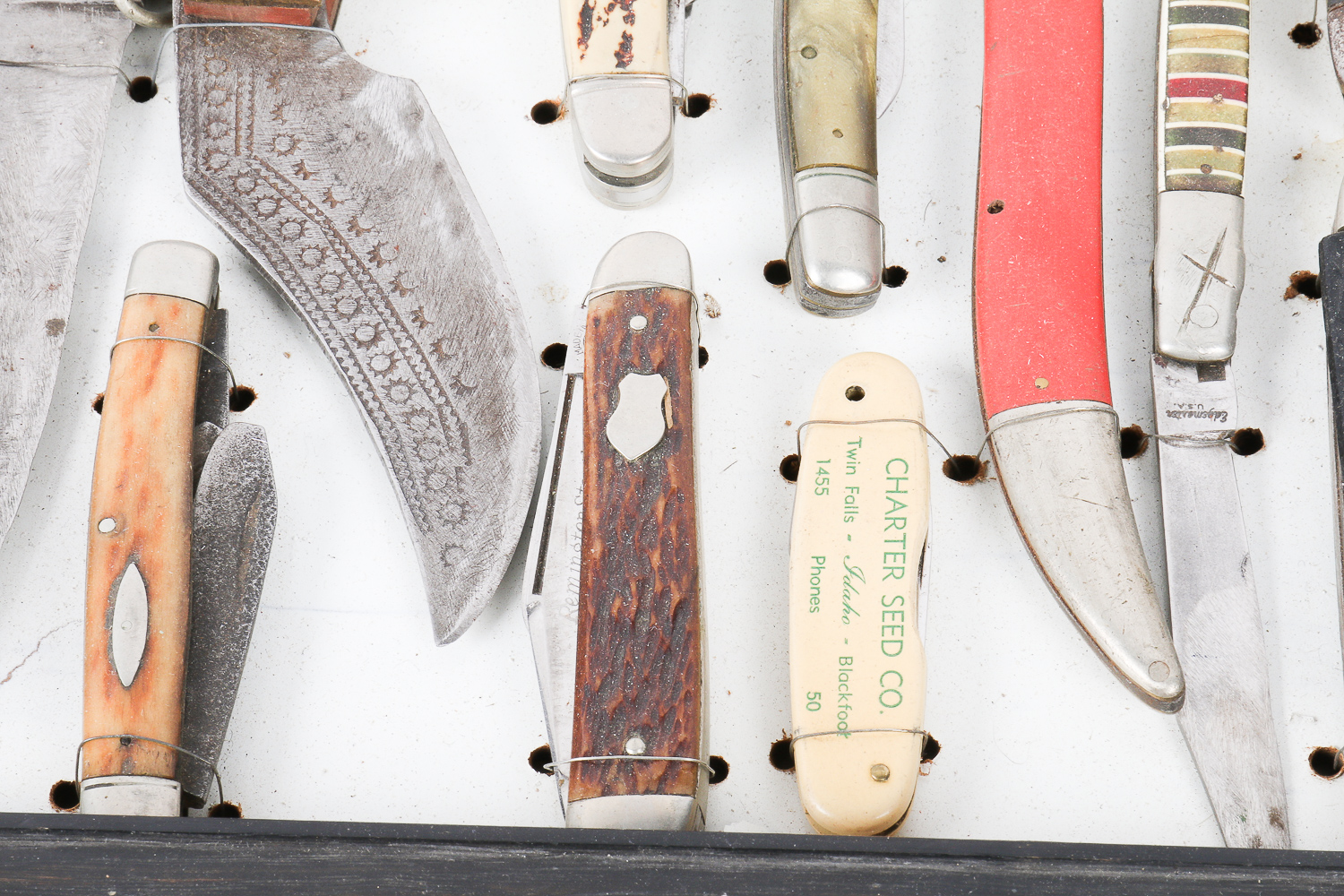 Knife Collection in Shadow Box Frame