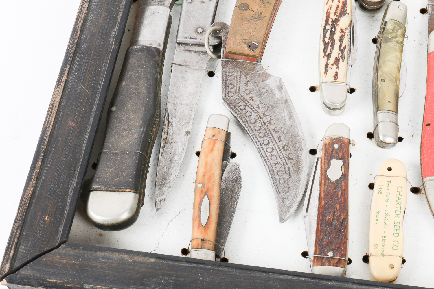 Knife Collection in Shadow Box Frame