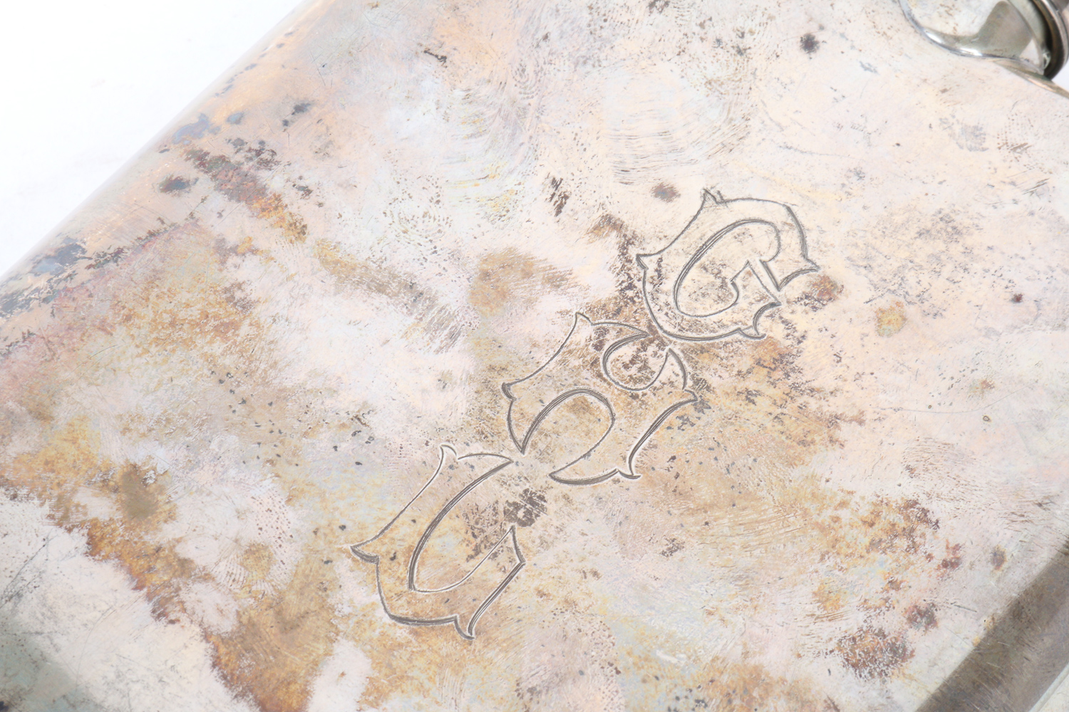 Vintage Sterling Silver Liquor Flask