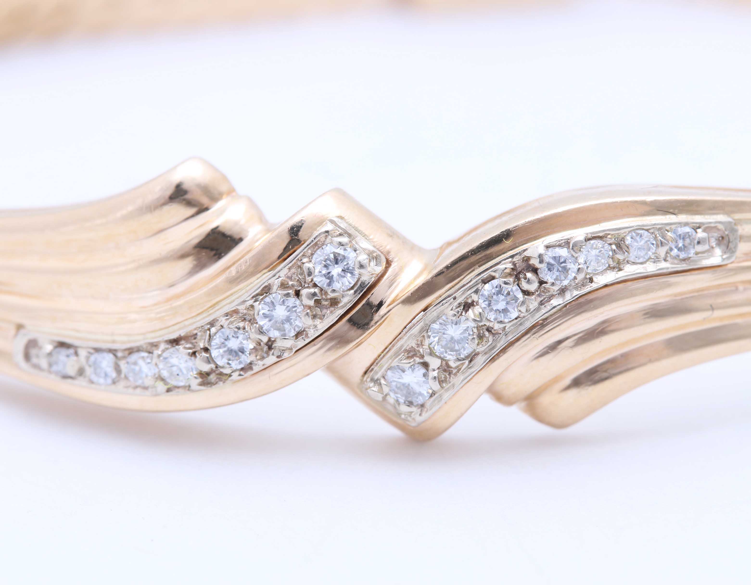 14K Yellow Gold Diamond Bracelet