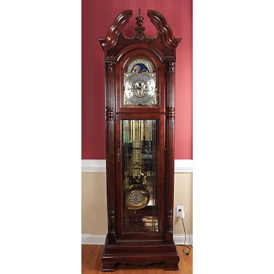Howard Miller Mahogany Grandfather Clock
