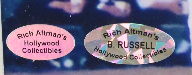 Oscar Robertson and Bill Russell Signed Photo  COA