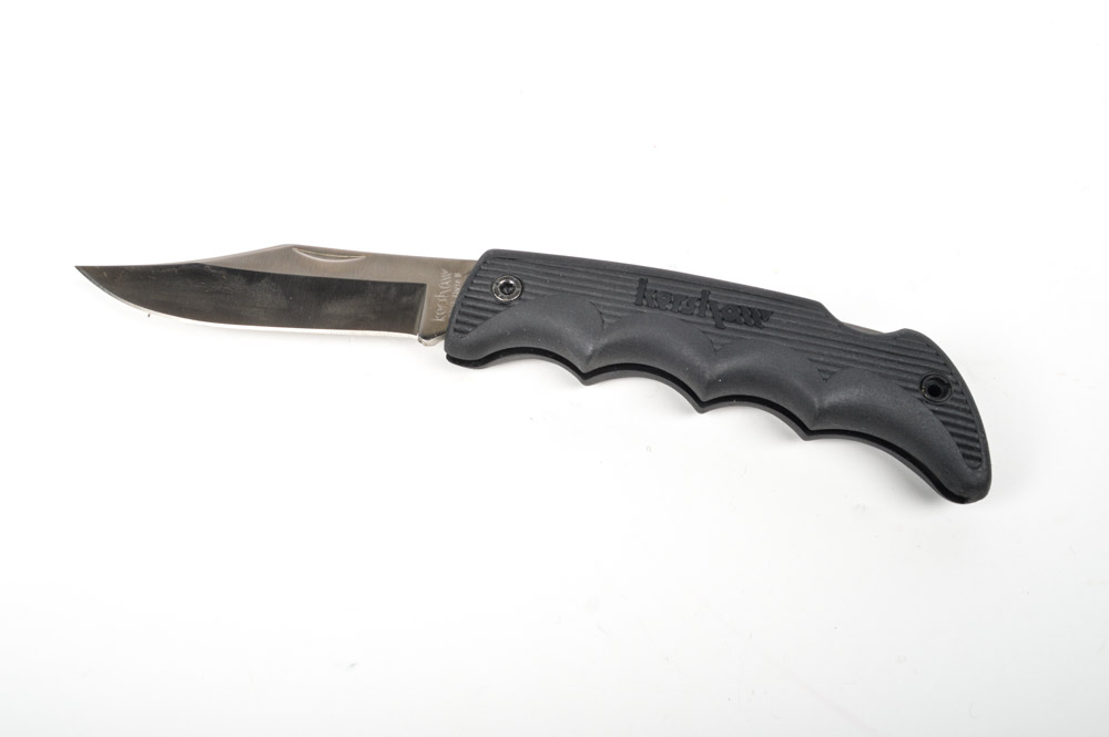 Kershaw "Black Horse II" Folding Knife with Case
