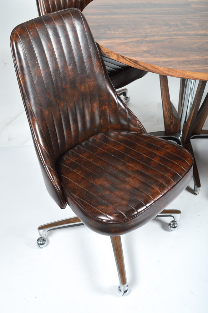 Chromcraft Mid-Century Dining Chairs and Table