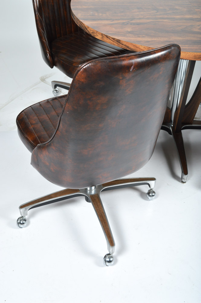 Chromcraft Mid-Century Dining Chairs and Table