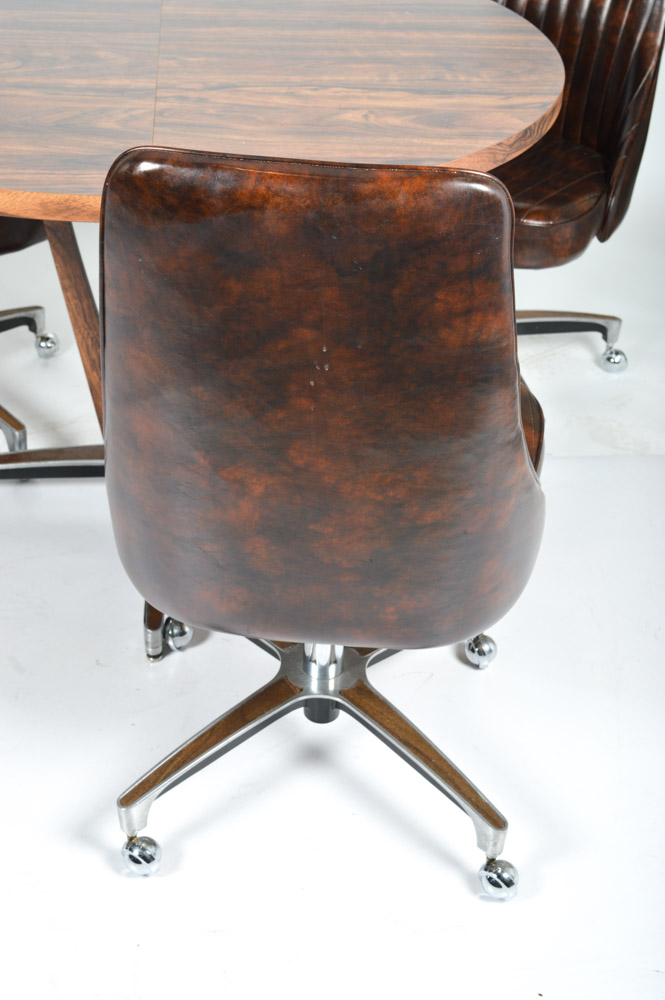 Chromcraft Mid-Century Dining Chairs and Table