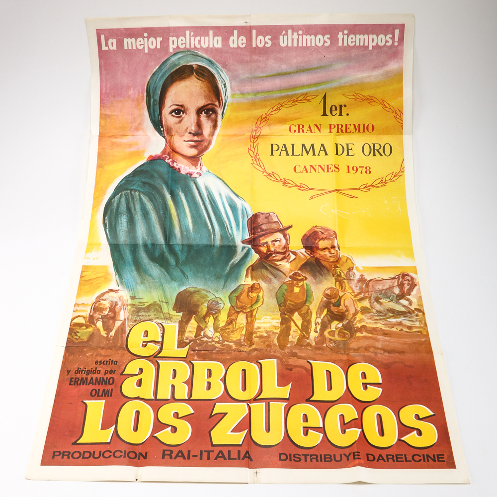 Spanish Movie Poster "El Arbol de los Zuecos"