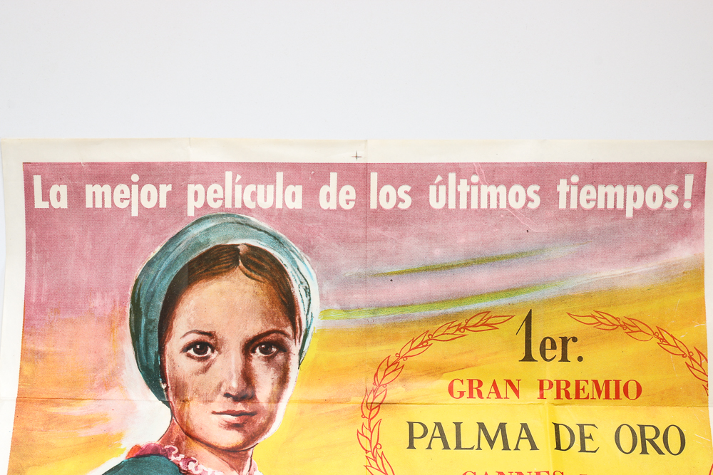 Spanish Movie Poster "El Arbol de los Zuecos"