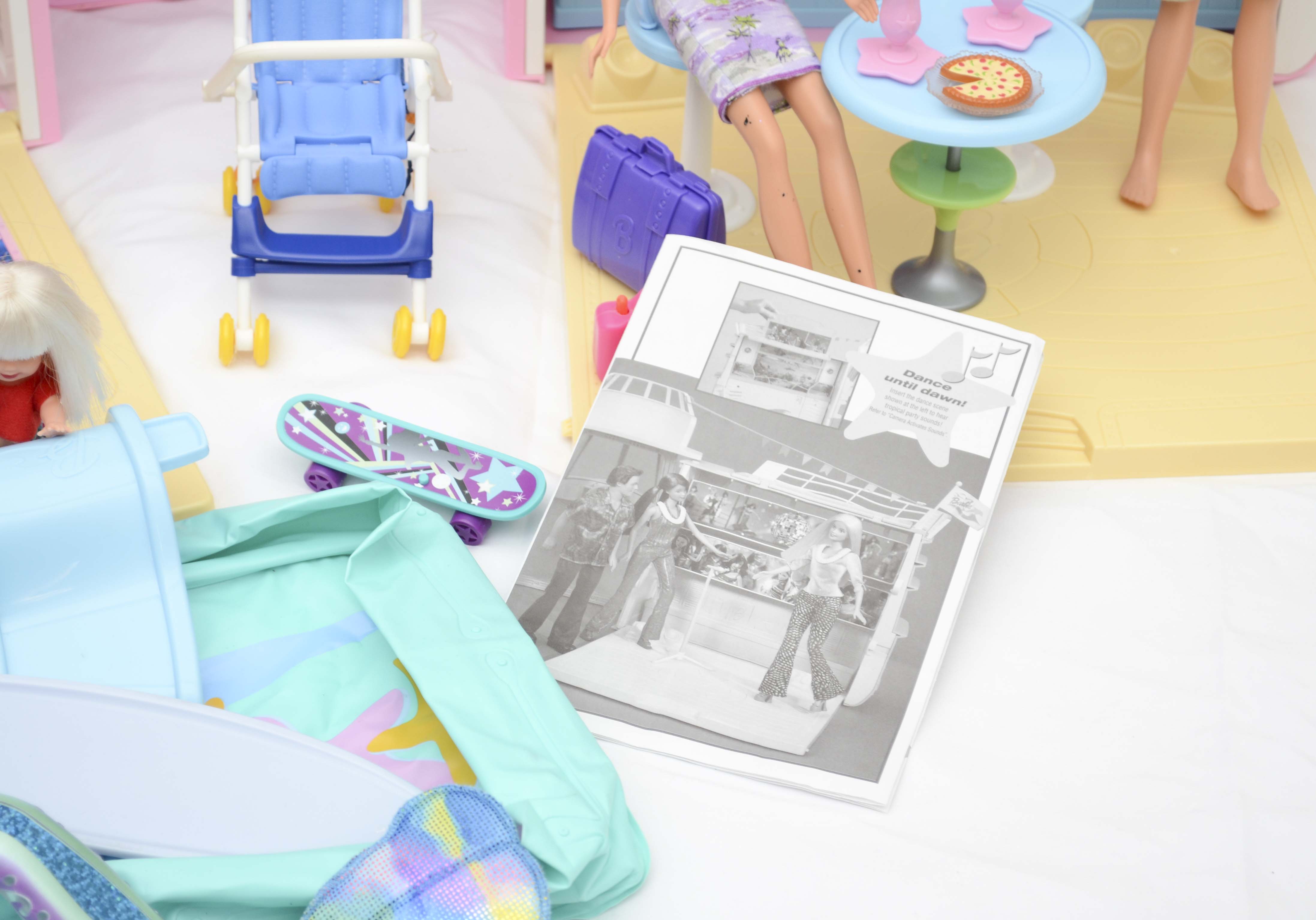 Barbie Cruise Ship with Accessories and Barbie Dolls