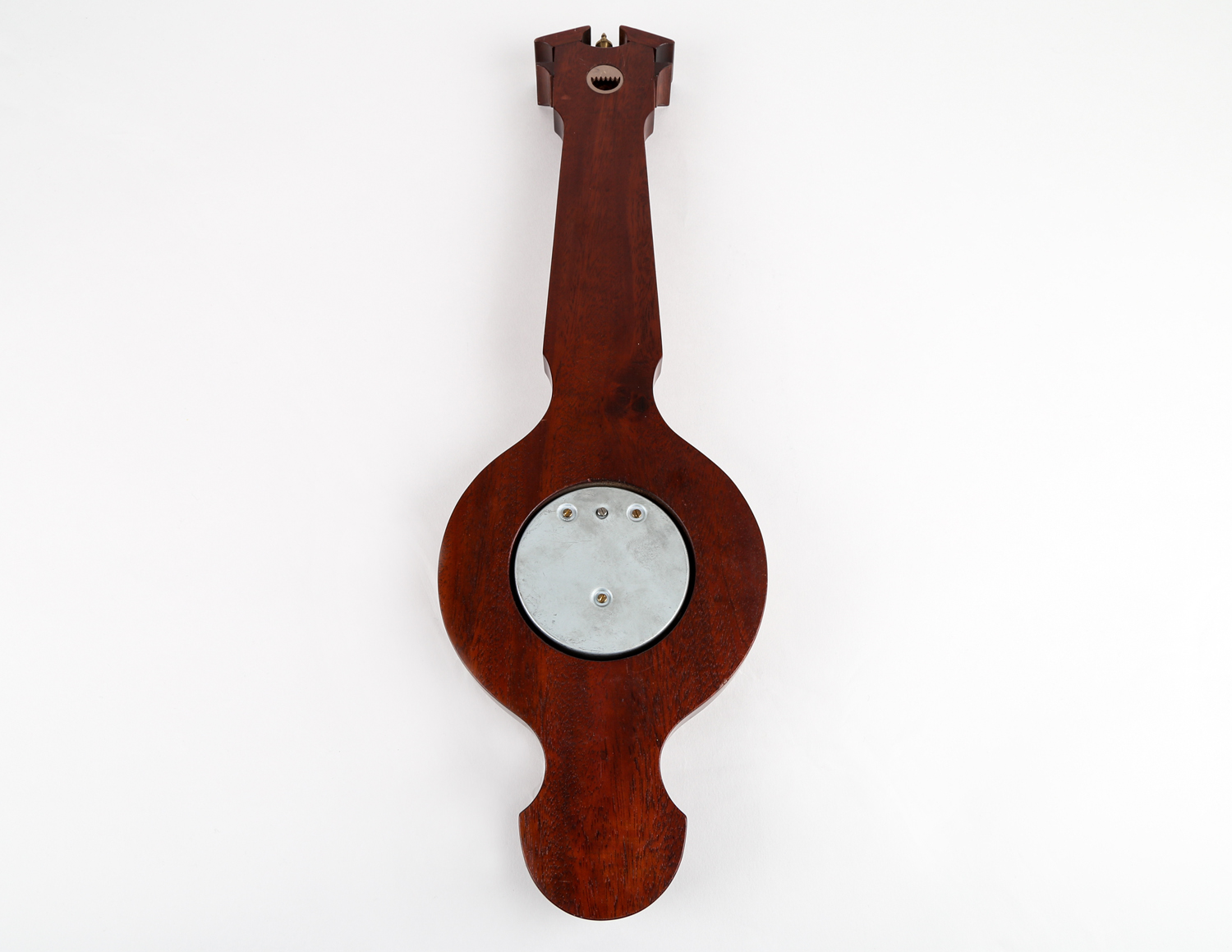 Banjo Style Thermometer-Barometer by Russell of Norwich
