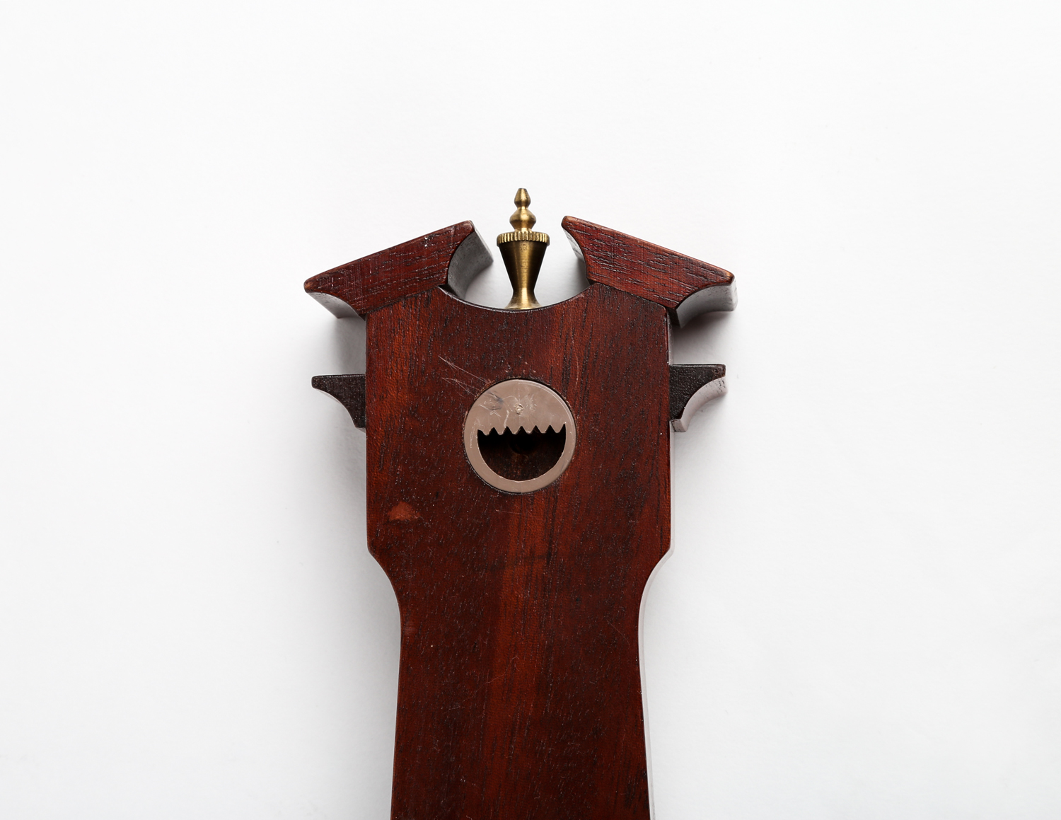 Banjo Style Thermometer-Barometer by Russell of Norwich