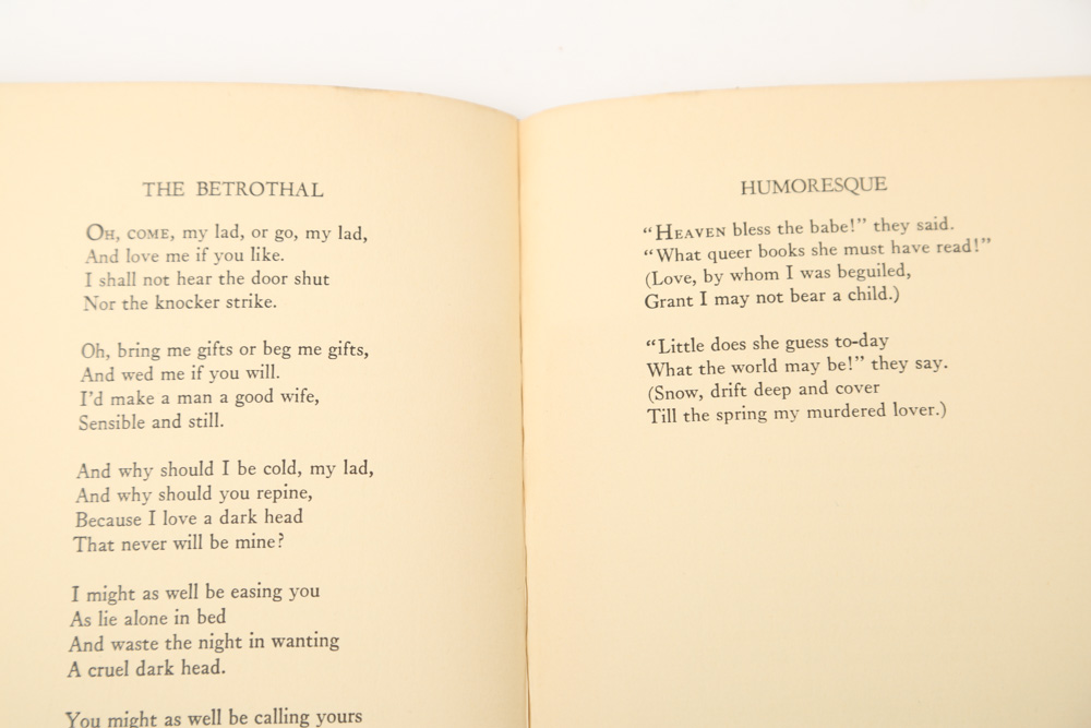 Collection of Antique Poetry Books