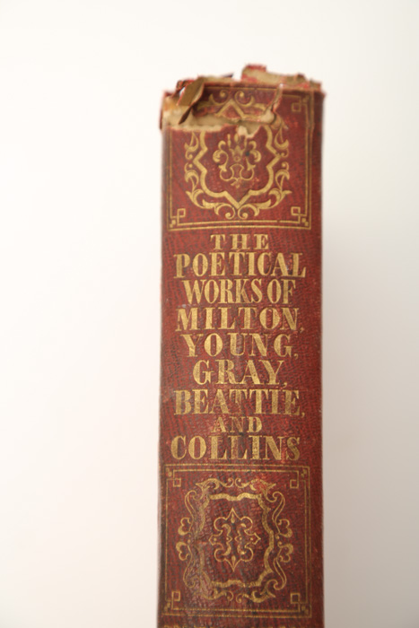 Collection of Antique Poetry Books