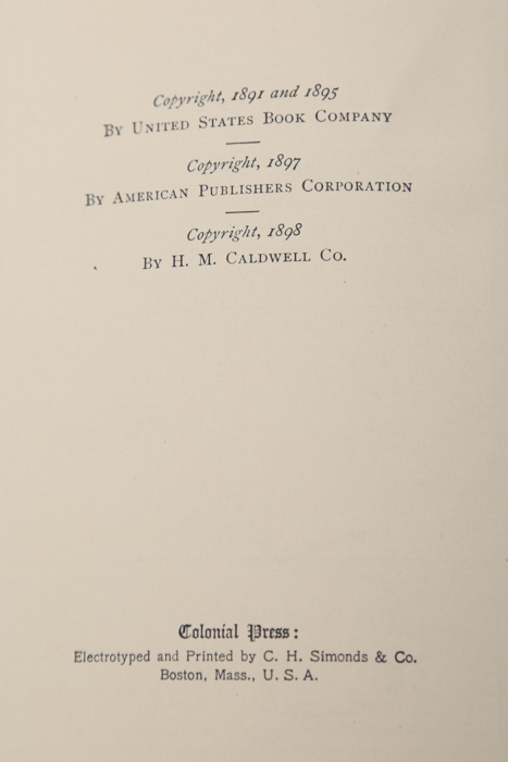 Collection of Antique Poetry Books