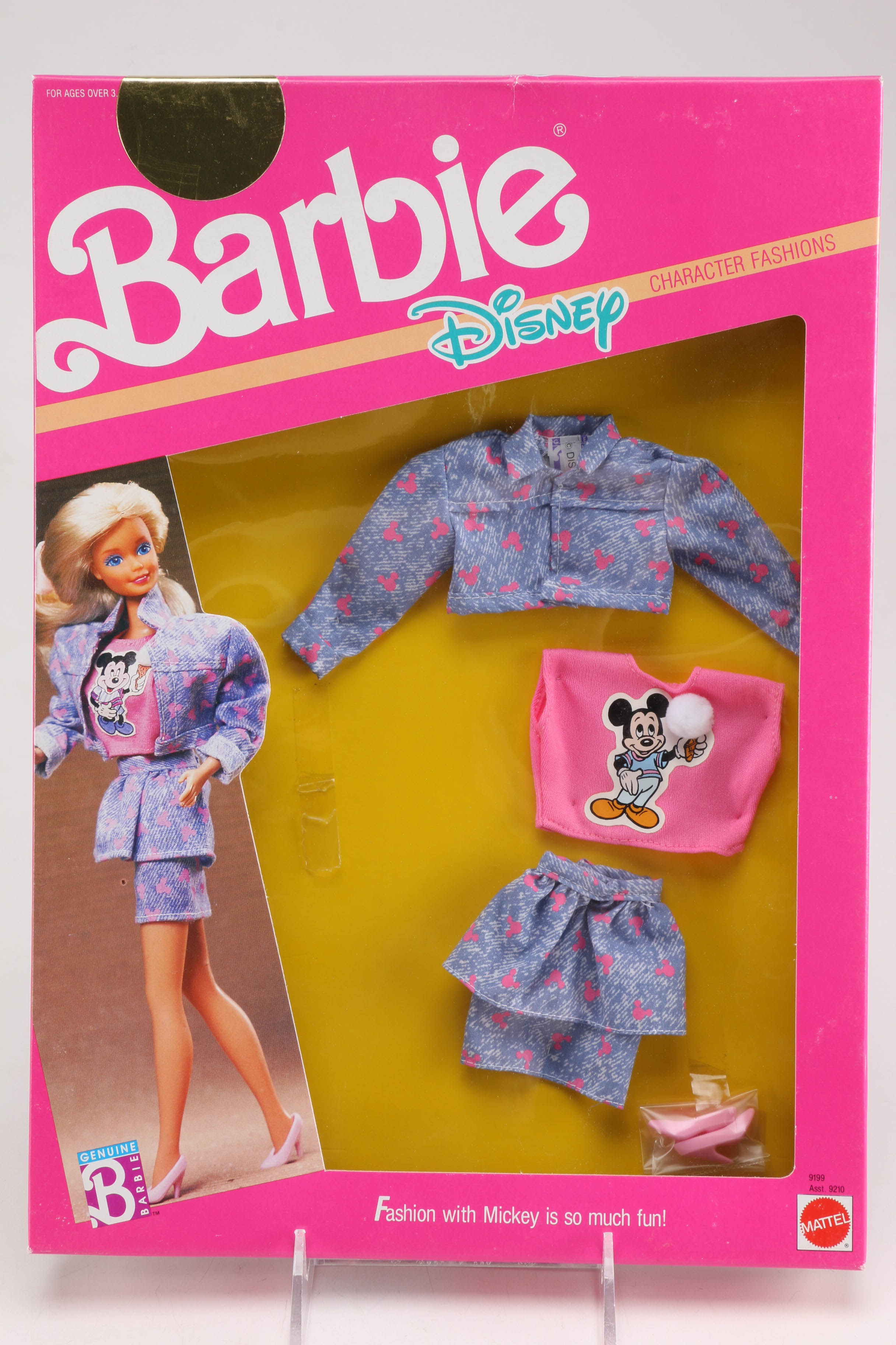 Collection of Barbie Dolls Disney Themed Clothing