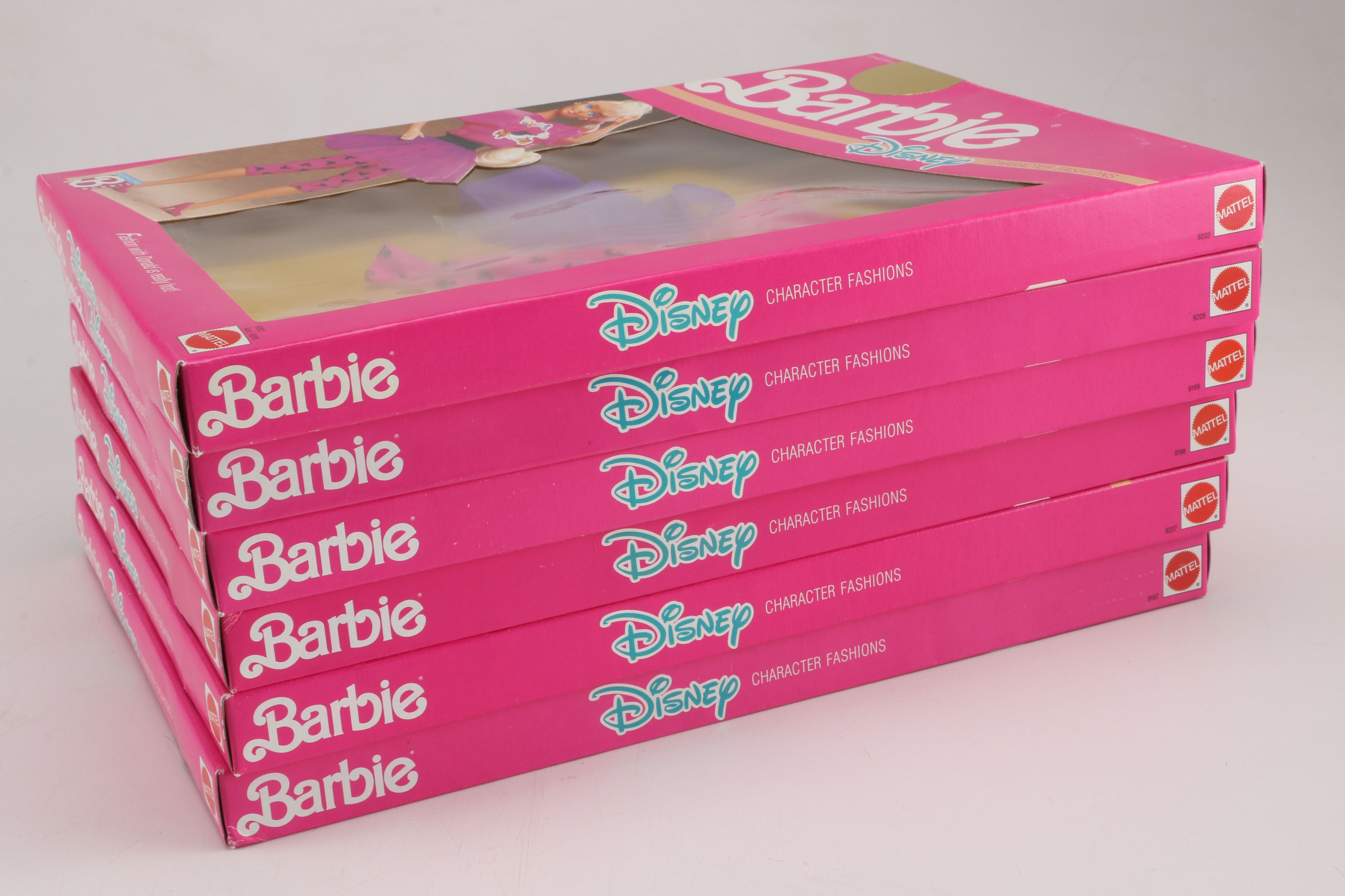 Collection of Barbie Dolls Disney Themed Clothing