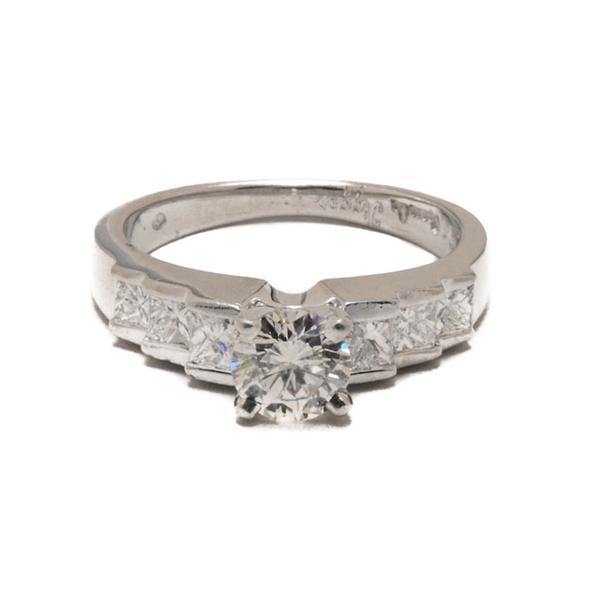 Platinum Diamond Engagement Ring