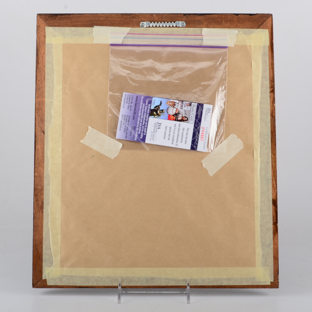 Munoz Signed Photo with Ball Plus Marvin Signed Photo