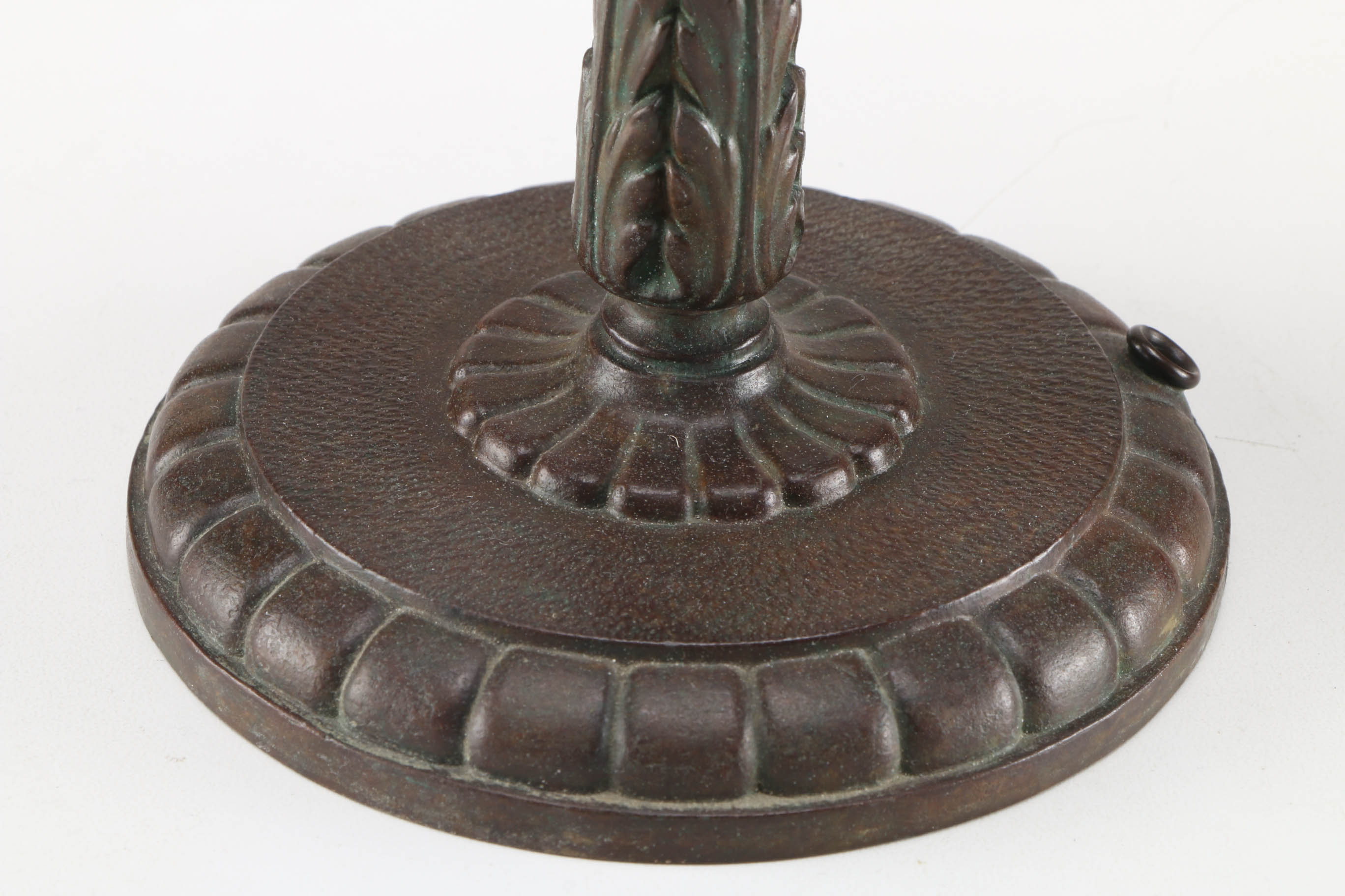 Handel Arts and Crafts Period Table Torchiere Lamps