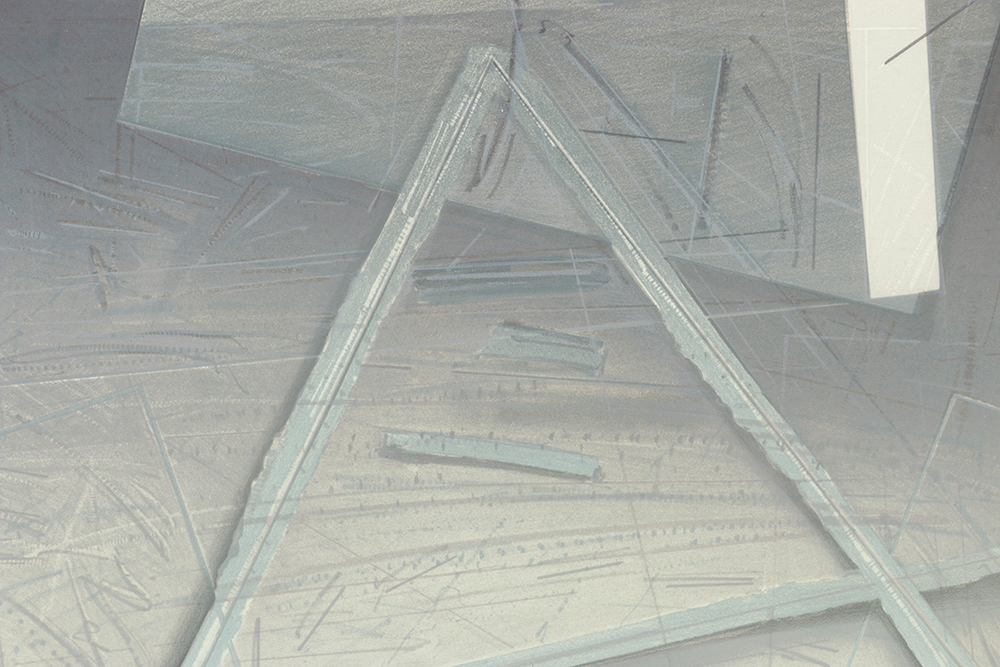 Tony Rubey Color Lithograph "Untitled; Domestic Scene"