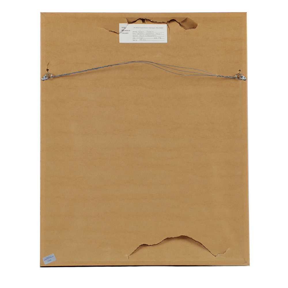 Tony Rubey Color Lithograph "Untitled; Domestic Scene"