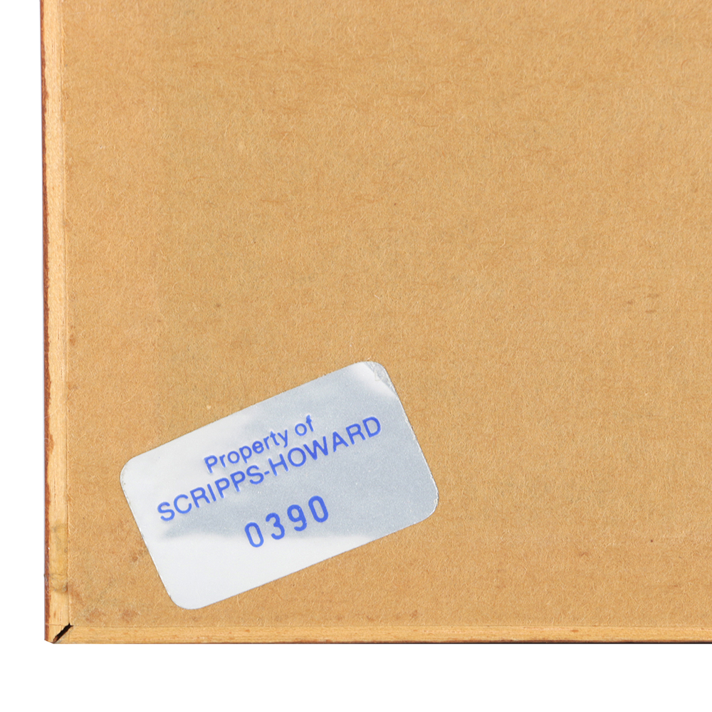 Tony Rubey Color Lithograph "Untitled; Domestic Scene"