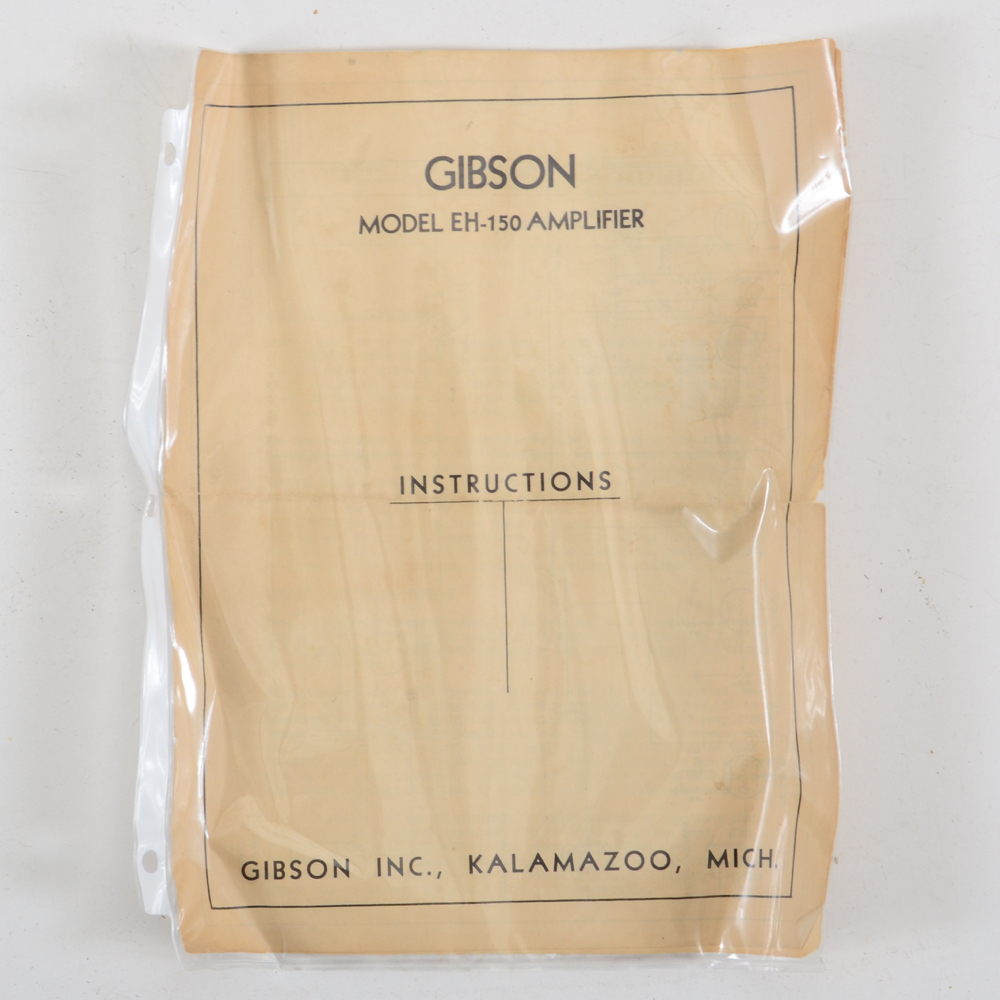 1937 Gibson EH-150 Lap Steel Guitar and Amp Set