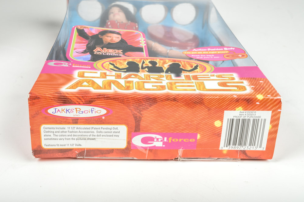 Pair of Collectible Charlie's Angels Dolls with Pamela Anderson "Vallery Irons" Doll