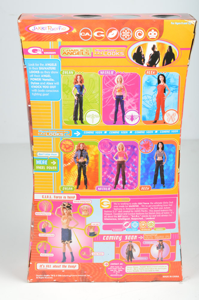 Pair of Collectible Charlie's Angels Dolls with Pamela Anderson "Vallery Irons" Doll